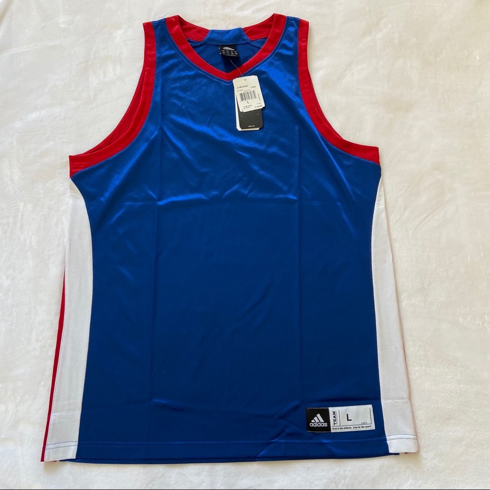 Men’s Adidas Basketball Jersey Large New